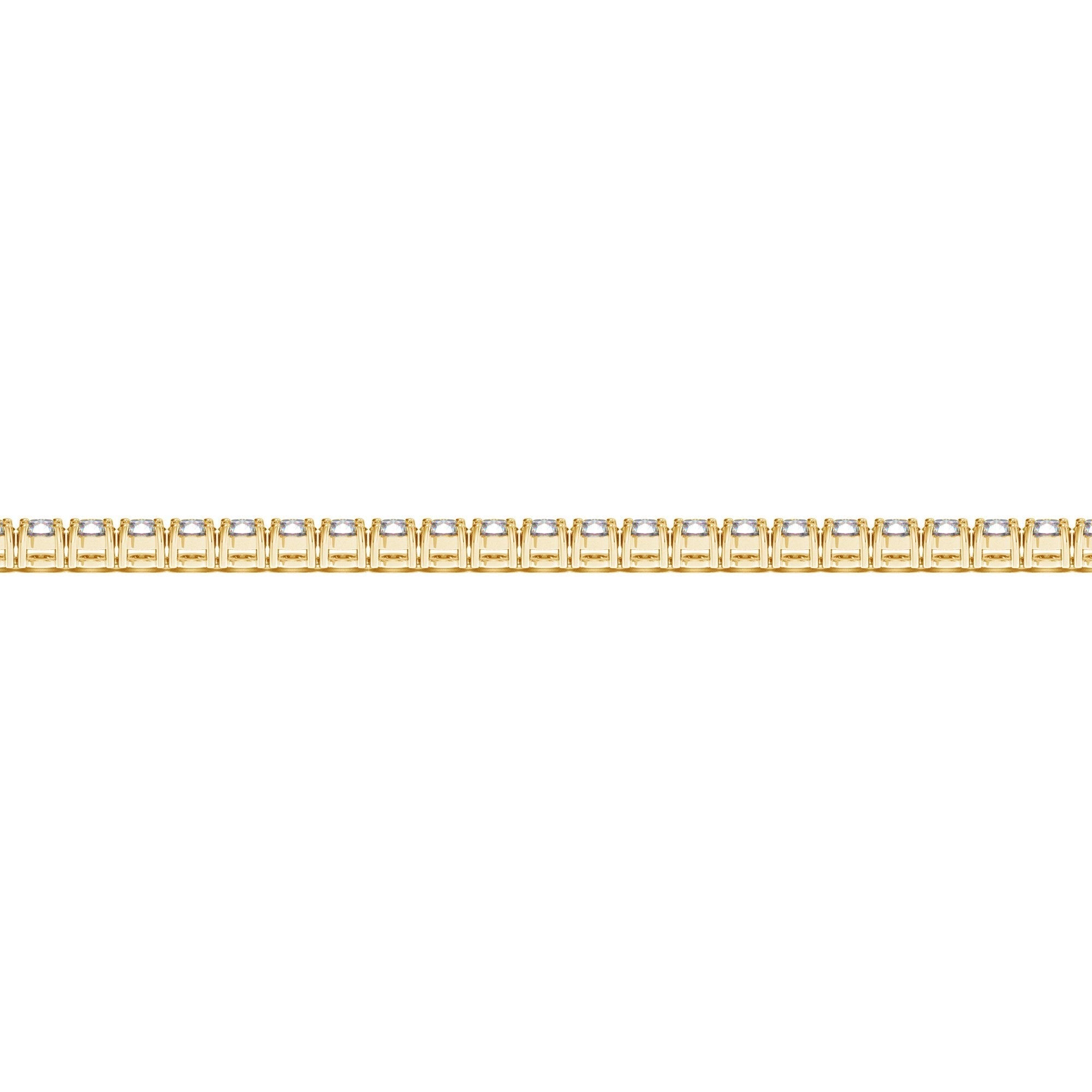 Lab Grown Round Diamond Tennis Bracelet in 14k Yellow Gold (3 cctw F/G VS2/SI1)