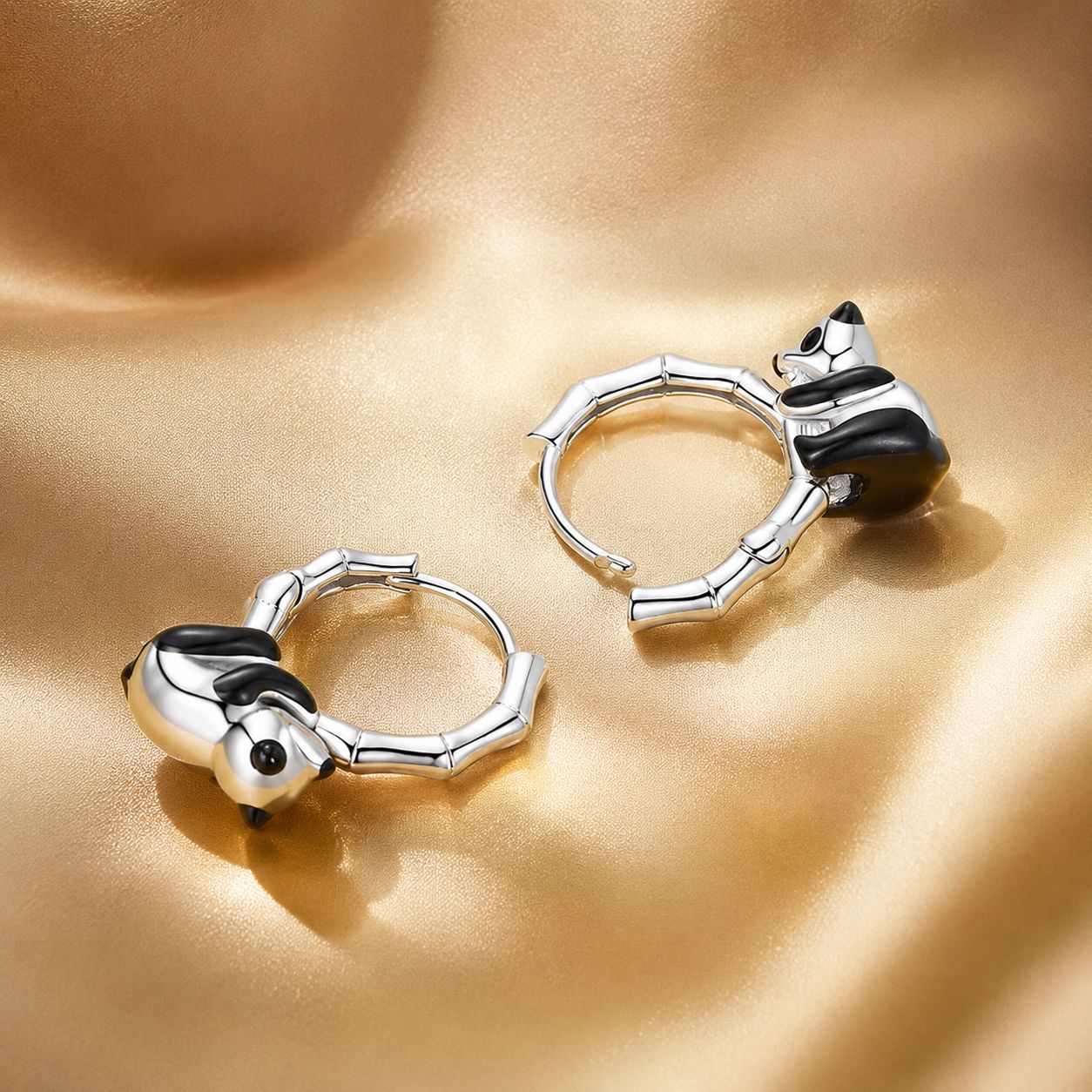 S925 Sterling Silver Enamel Earrings for Women