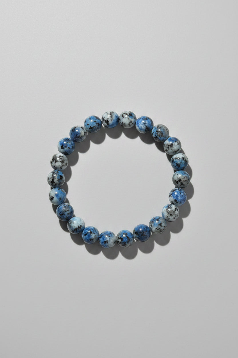 Natural Round Blue Stone Bracelet