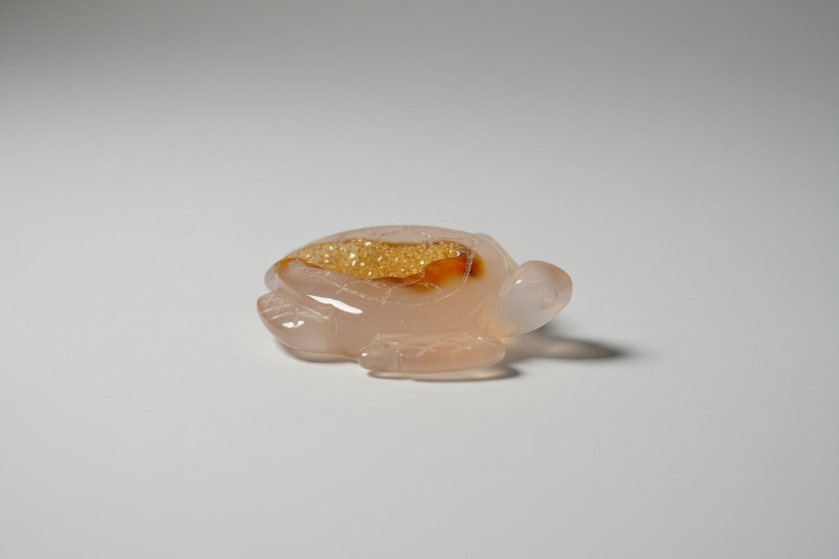 Carved Agate Turtle