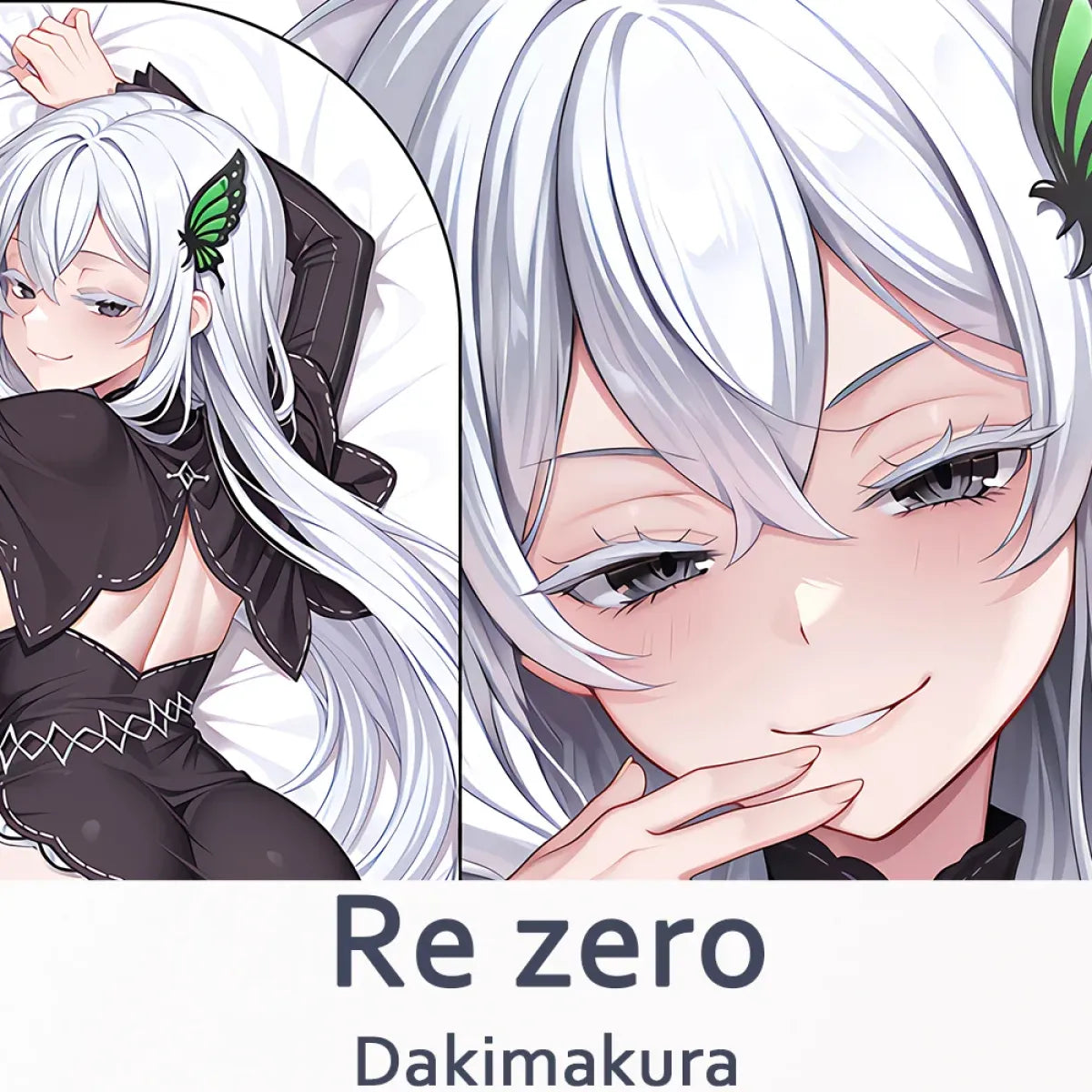 Re:Zero Echidna Dakimakura – 2WAY Hugging Body Pillow Cover