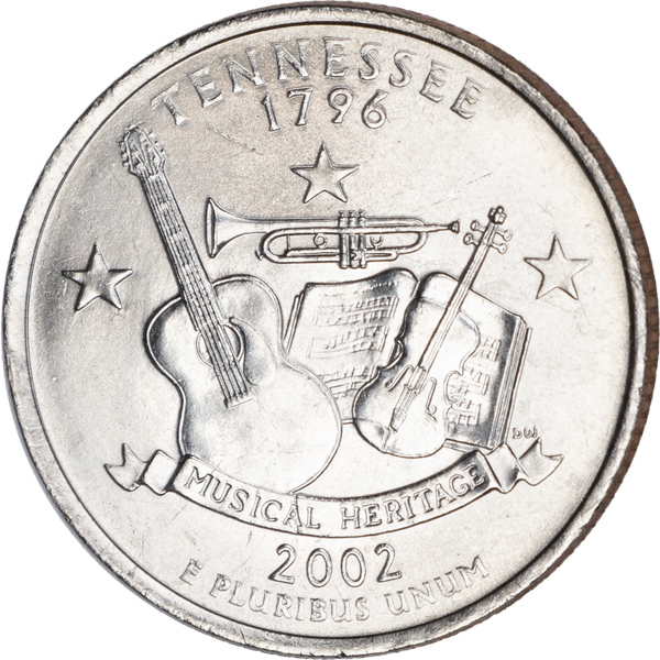 2002-P Tennessee Statehood Quarter MS60