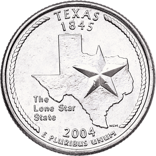 2004-P Texas Statehood Quarter MS60