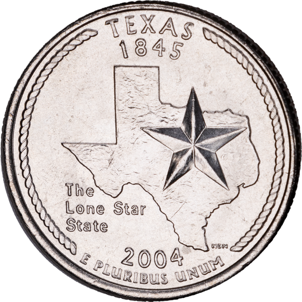 2004-D Texas Statehood Quarter MS60