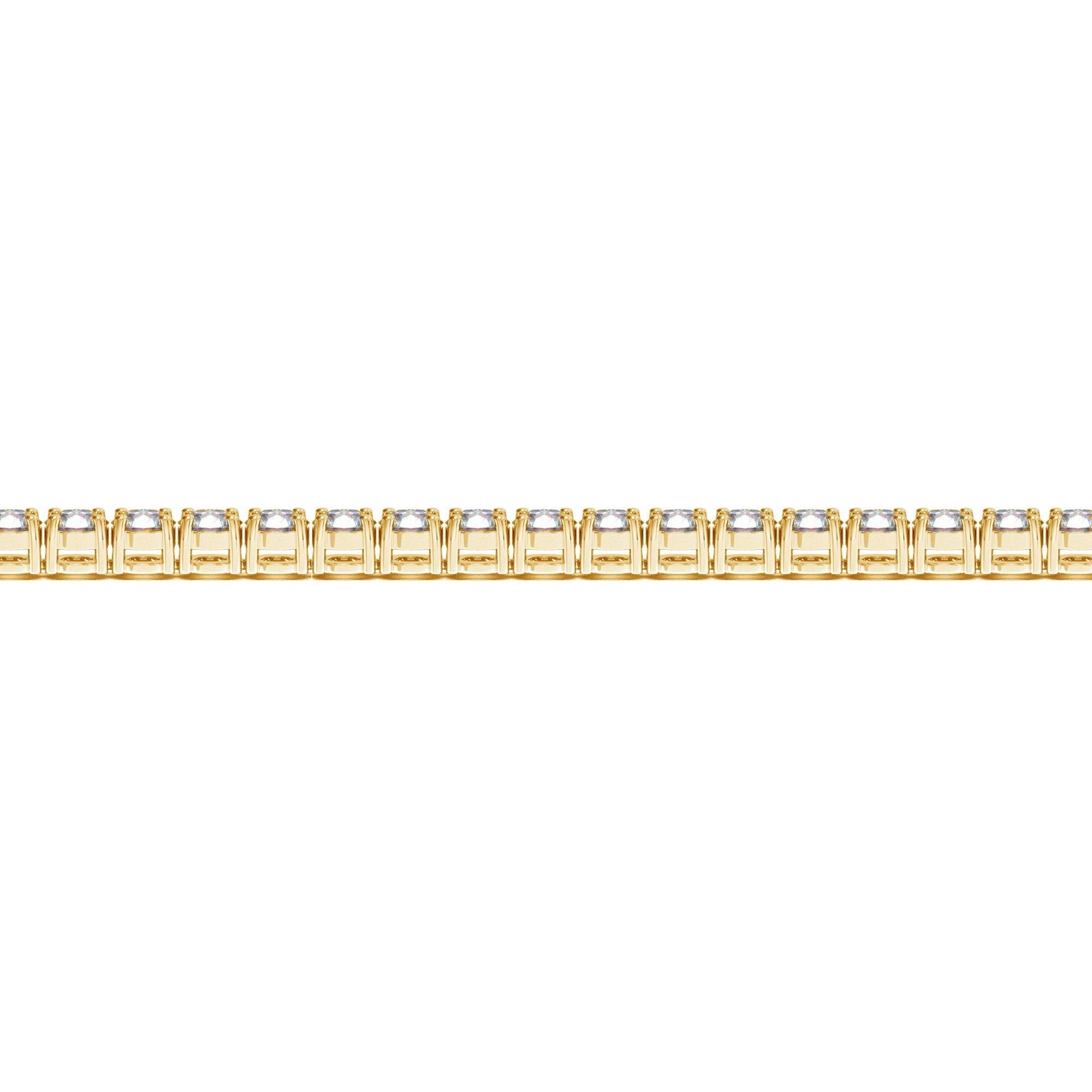 Lab Grown Round Diamond Tennis Bracelet in 14k Yellow Gold (6 cctw F/G VS2/SI1)