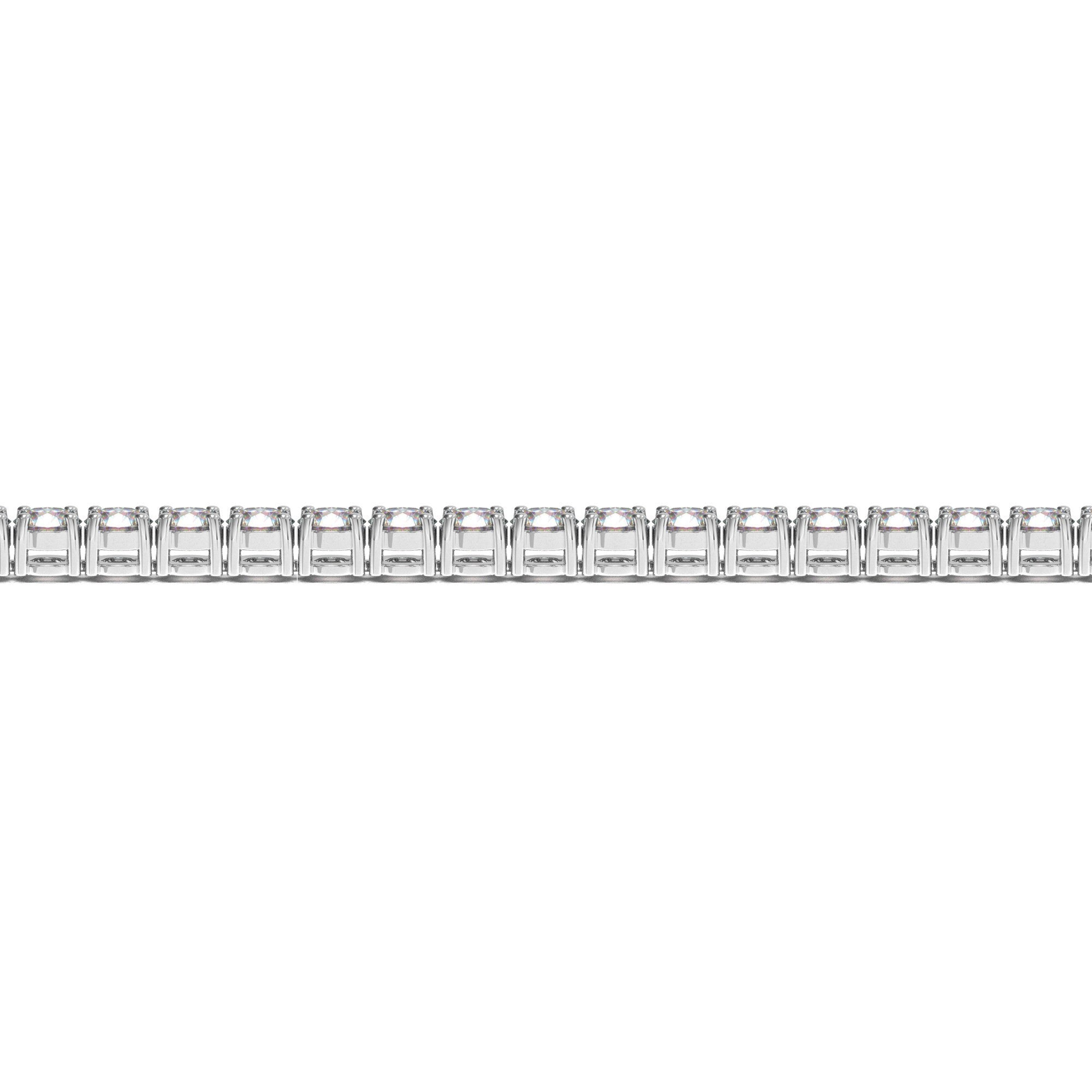 Lab Grown Round Diamond Tennis Bracelet in 14k White Gold (10 cctw F/G VS2/SI1)