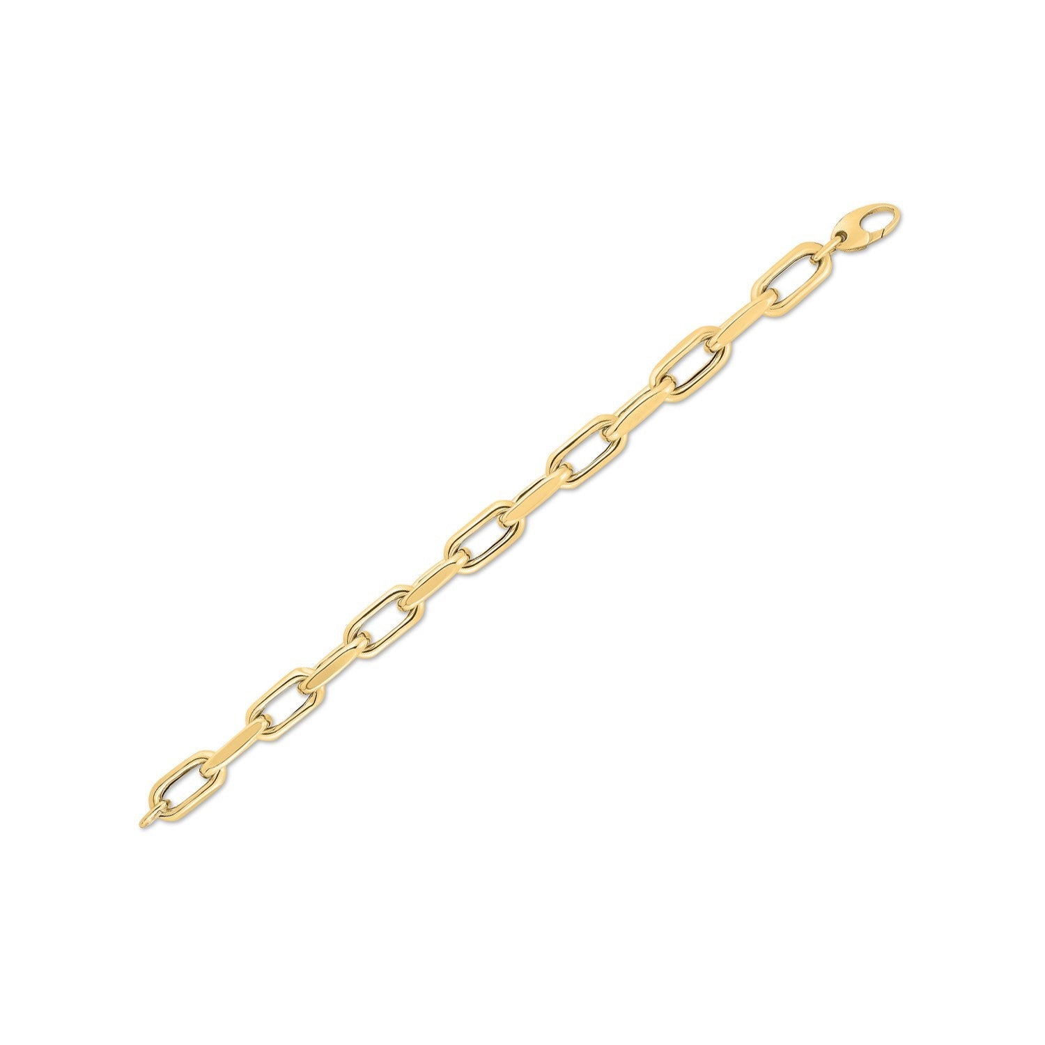 14k Yellow Gold French Cable Link Bracelet (9.00 mm)