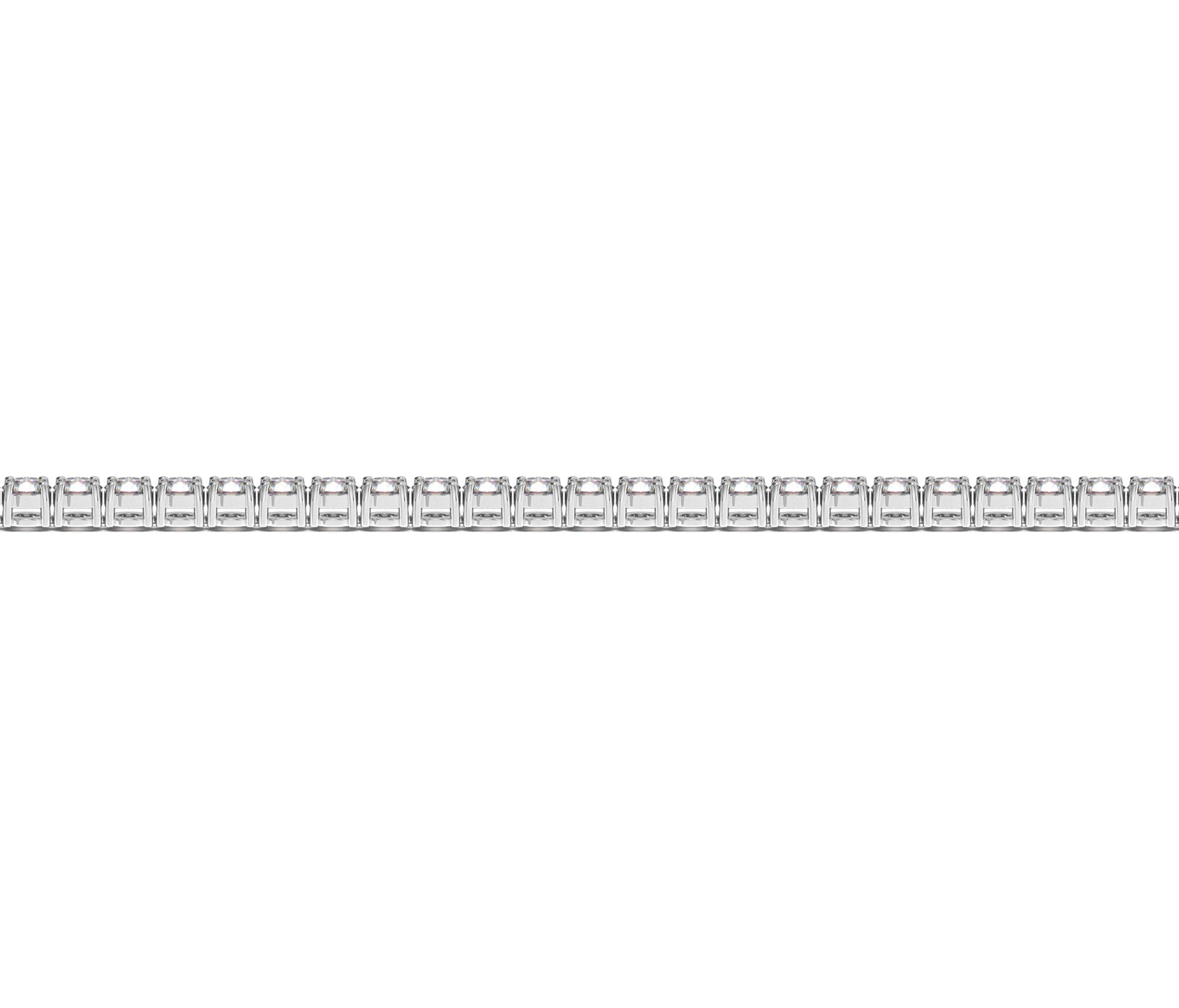 Lab Grown Round Diamond Tennis Bracelet in 14k White Gold (2 cctw F/G VS2/SI1)