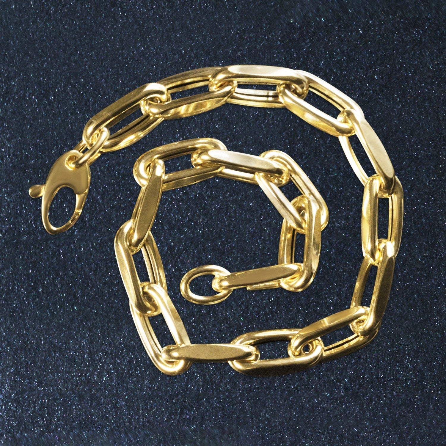 14k Yellow Gold French Cable Link Bracelet (6.00 mm)