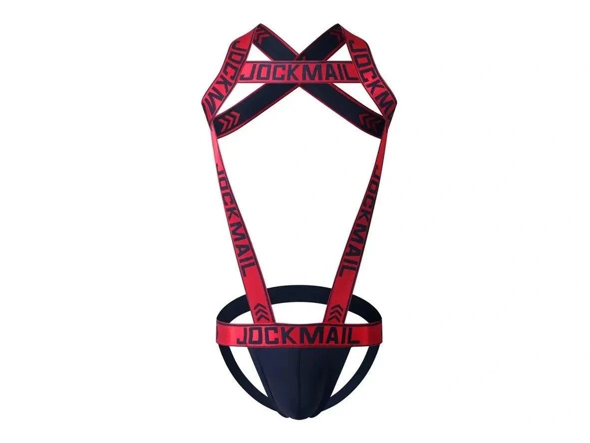Gay Bodysuit | JOCKMAIL Jockstrap Harness Bodysuit
