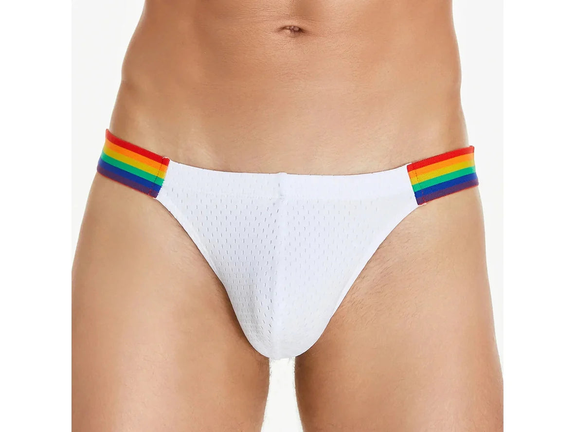 Gay Briefs | SEOBEAN Gay Pride Mesh Briefs