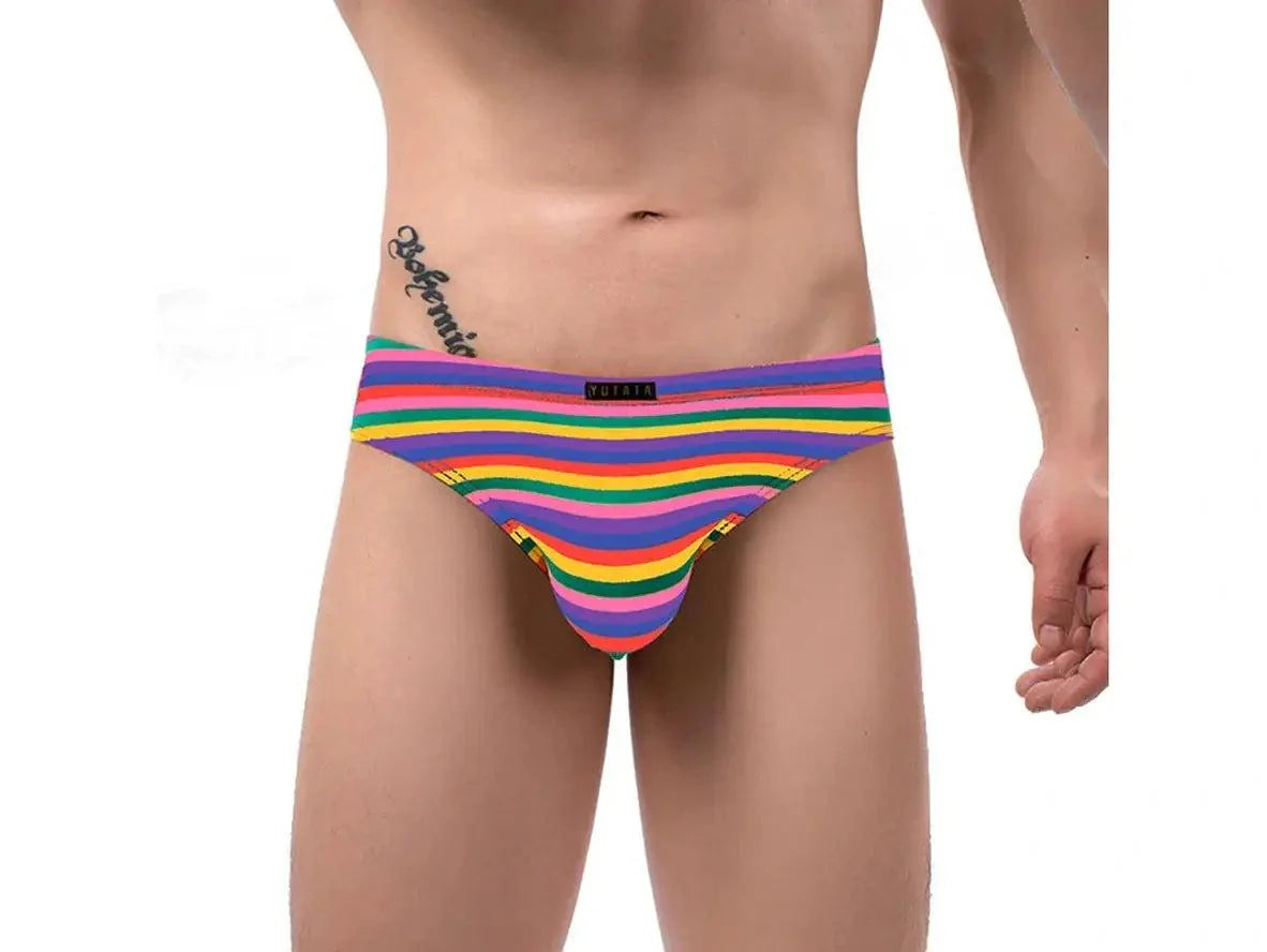 Gay Briefs | Sexy Stripe Rainbow Briefs
