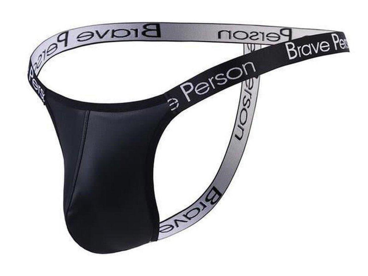 Gay G-Strings | BRAVE PERSON Underwear Faux Leather G-strings