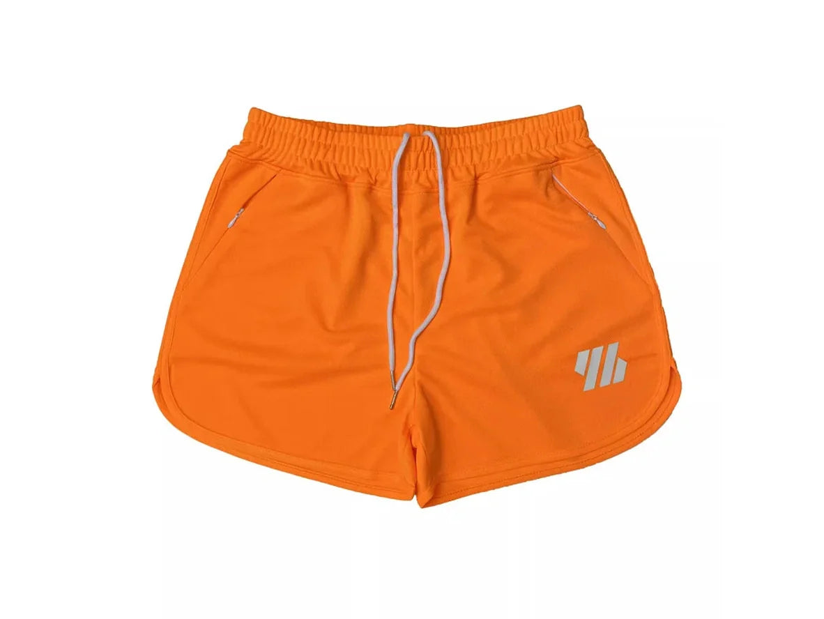 Gay Gym Shorts | Fitness Workout Zipper Pocket Shorts