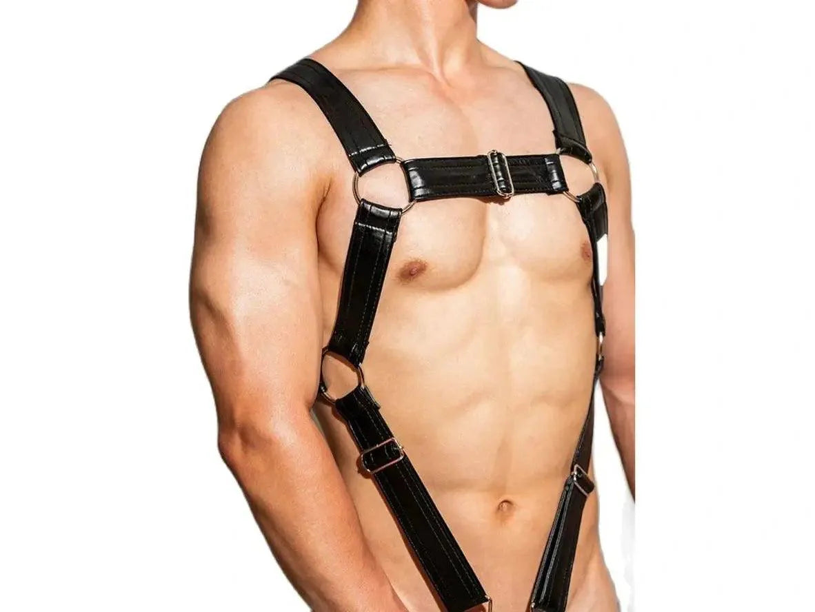Gay Harness | D.M Adjustable Harness Bodysuit