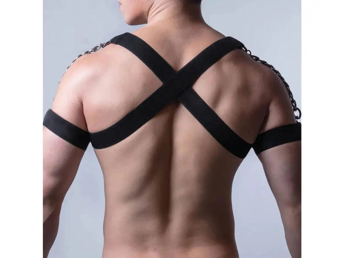 Gay Harness | Sexy Chain Metal Harness