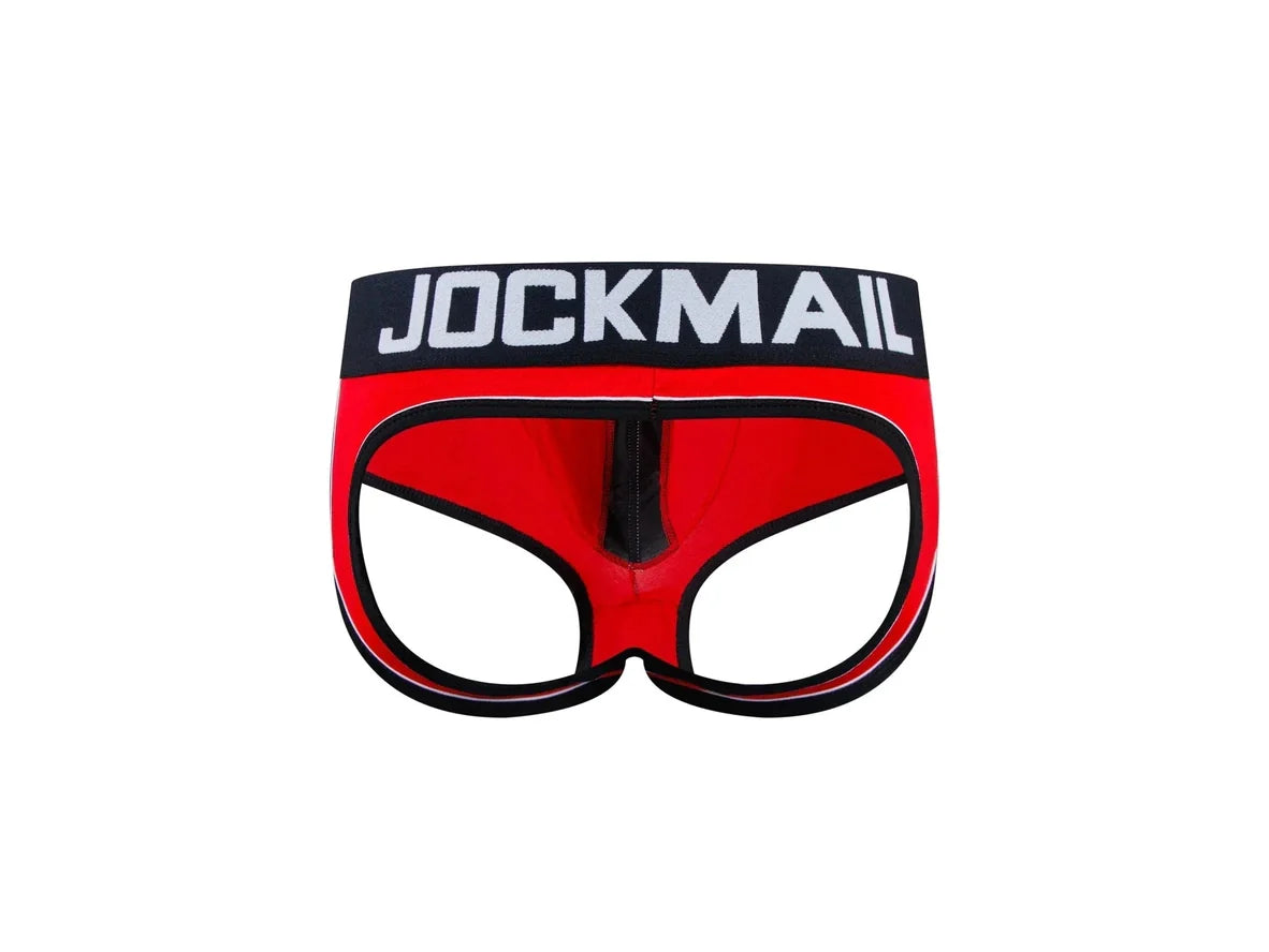 Gay Jock Briefs | JOCKMAIL Underwear Open Butt Boxer Briefs