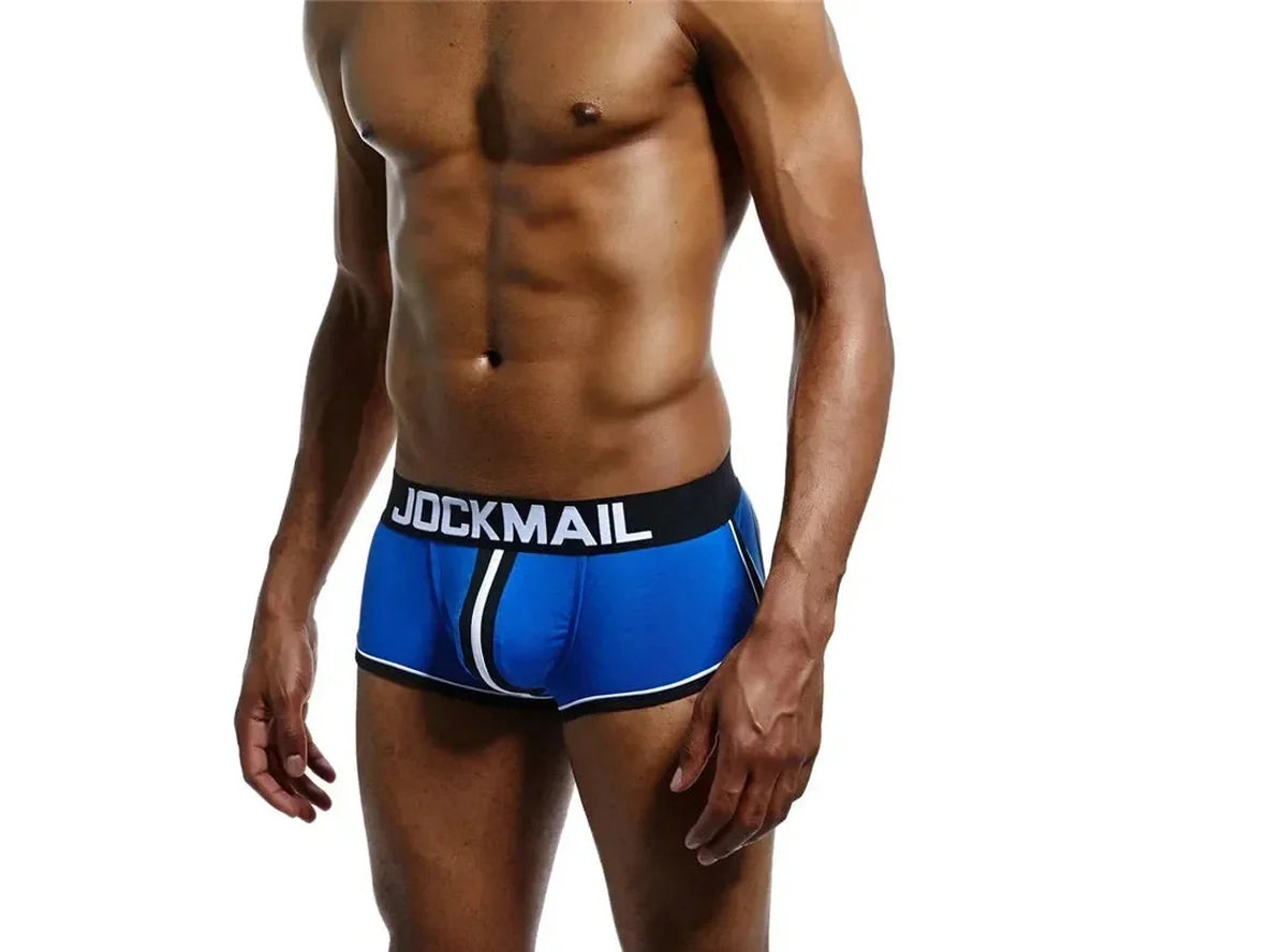 Gay Jock Briefs | JOCKMAIL Underwear Open Butt Boxer Briefs