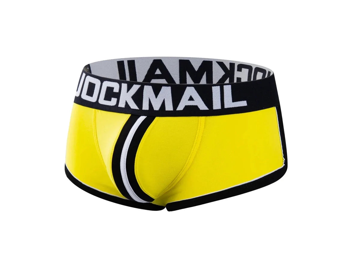 Gay Jock Briefs | JOCKMAIL Underwear Open Butt Boxer Briefs