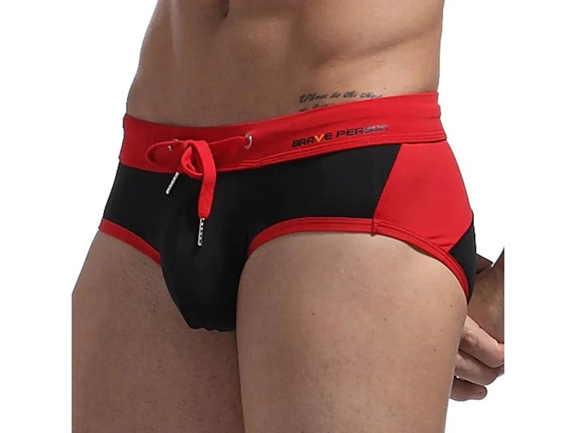 Gay Swim Briefs | BRAVE PERSON Water Sport Swim Briefs