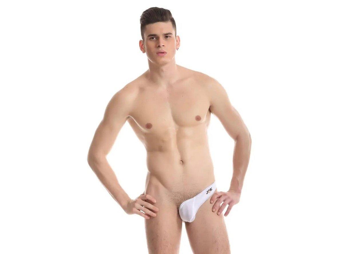 Gay Swim Thongs | CLEVER-MENMODE One-Sided Half Swim Thong