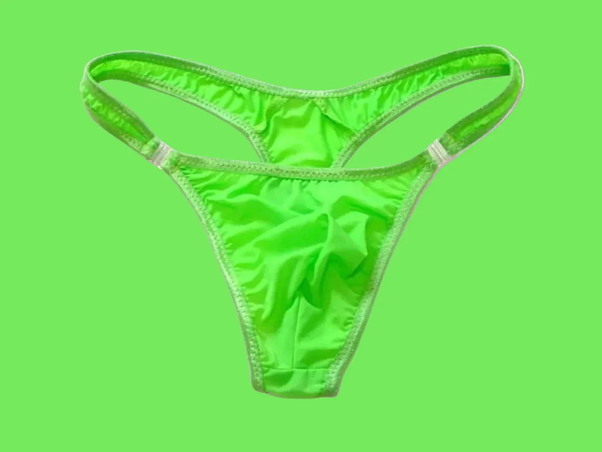 Gay Swim Thongs | Sexy Snap Button Low-Rise Swim Thongs