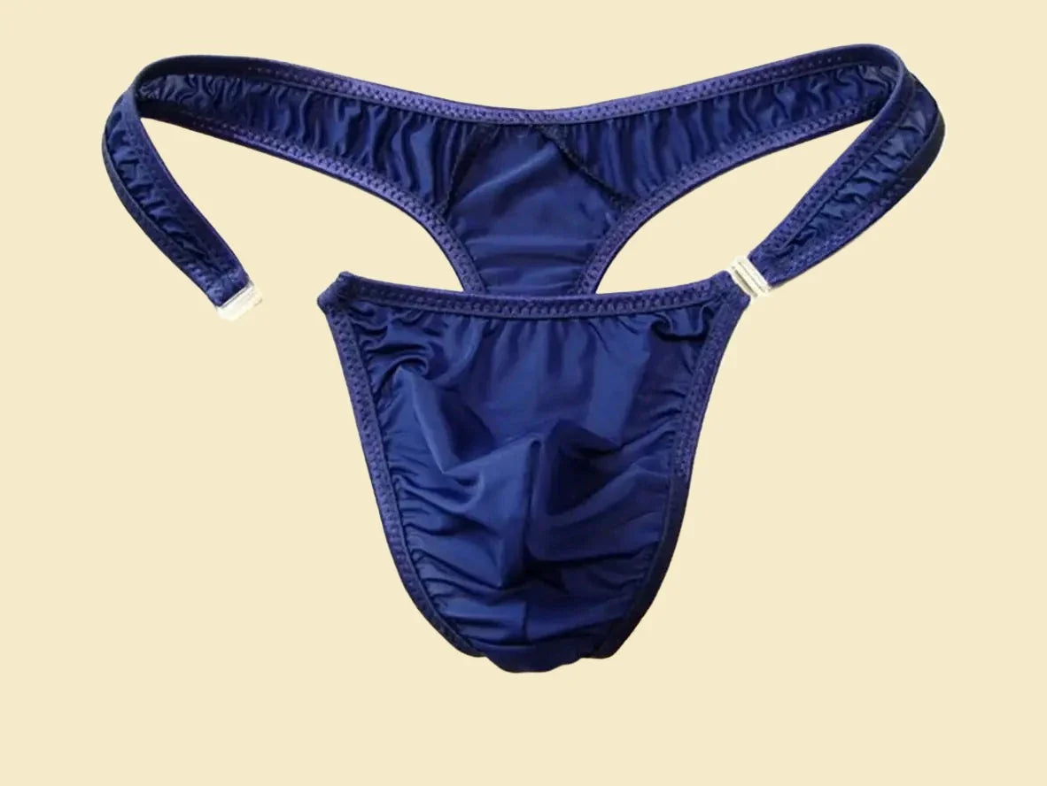 Gay Swim Thongs | Sexy Snap Button Low-Rise Swim Thongs