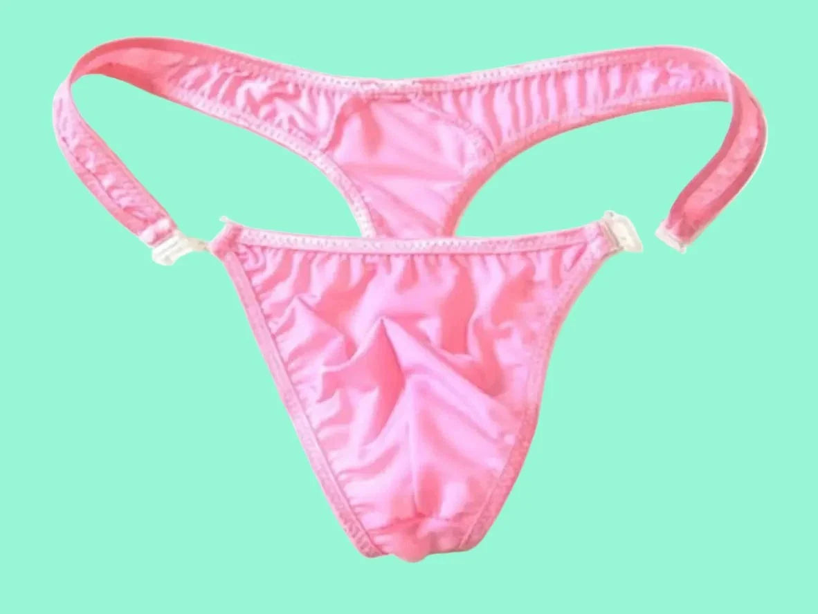 Gay Swim Thongs | Sexy Snap Button Low-Rise Swim Thongs