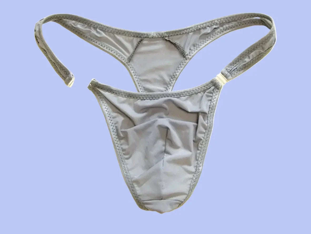 Gay Swim Thongs | Sexy Snap Button Low-Rise Swim Thongs