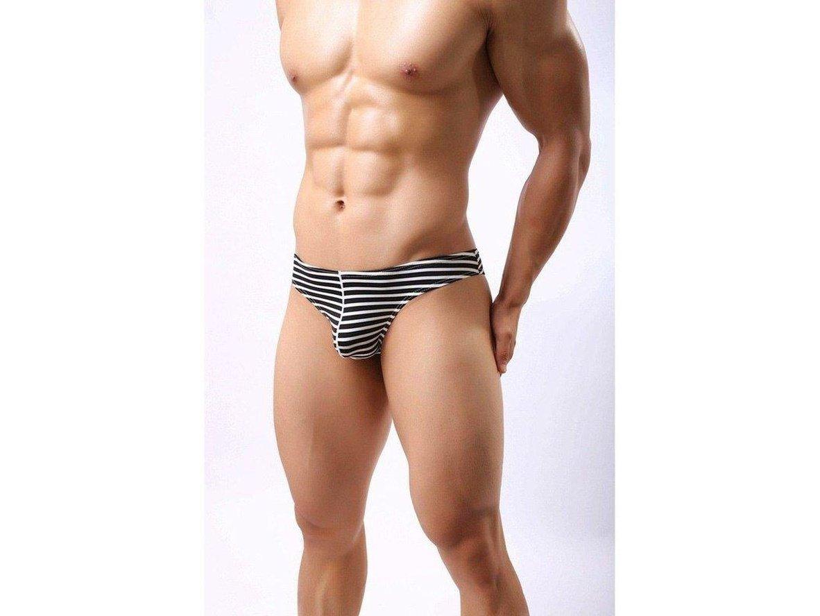 Gay Thongs | Sexy Stripe Underwear Thongs in 4 Colors