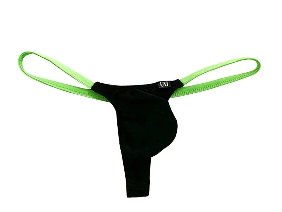 Gay Thongs | UNDER MOON Contrast Color Pouch Thongs