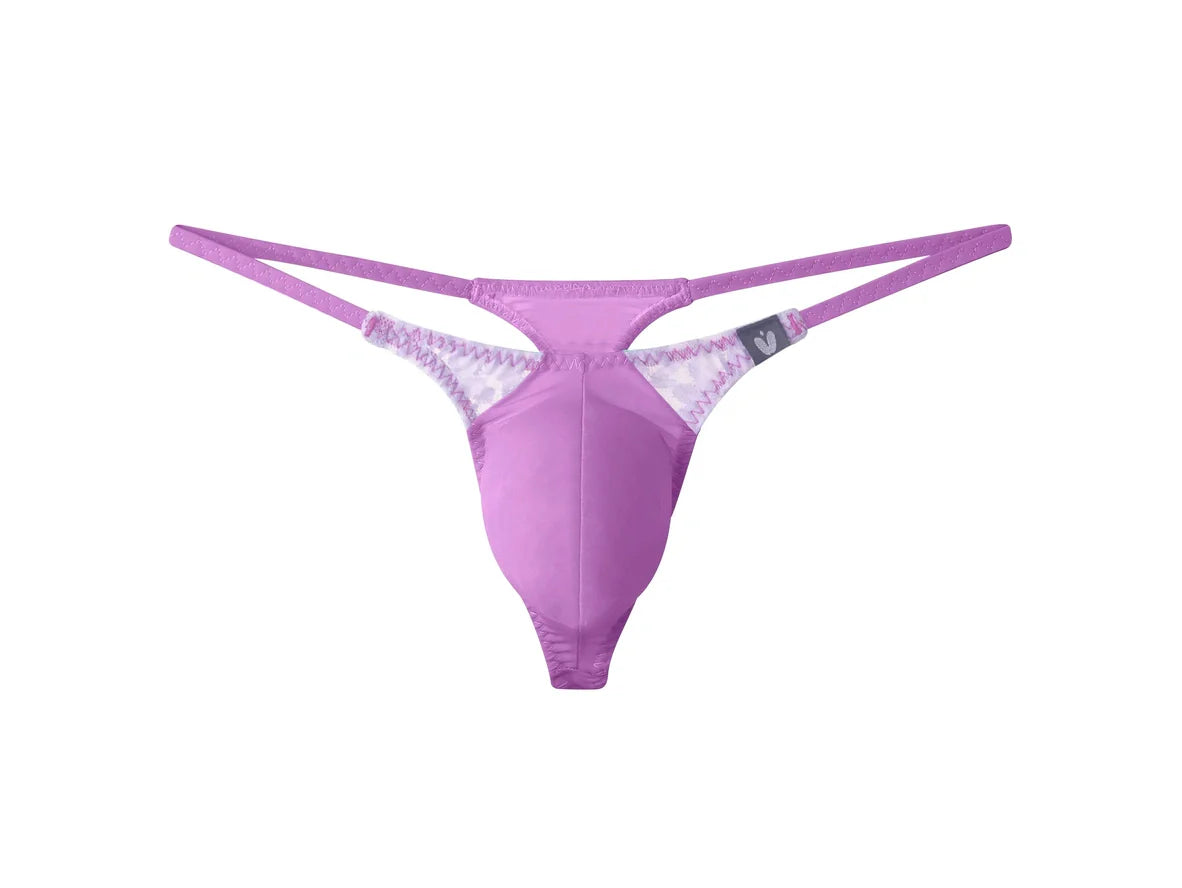 Gay Thongs | UNDER MOON Ice Silk Bulge Pouch Thongs