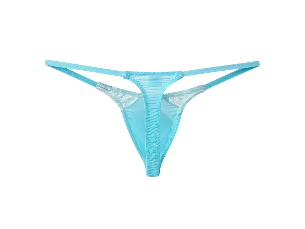 Gay Thongs | UNDER MOON Ice Silk Bulge Pouch Thongs