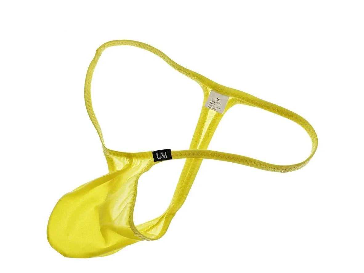 Gay Thongs | UNDER MOON Pure Color Thin Translucent Thongs