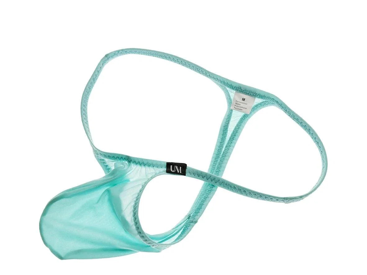 Gay Thongs | UNDER MOON Pure Color Thin Translucent Thongs