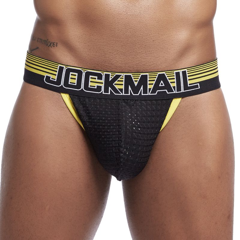 Yellow Men's JOCKMAIL JM354 - Rugby Brief