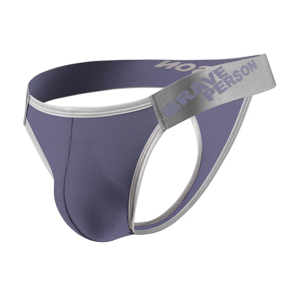 BRAVE PERSON Men Thongs Breathable Underwear