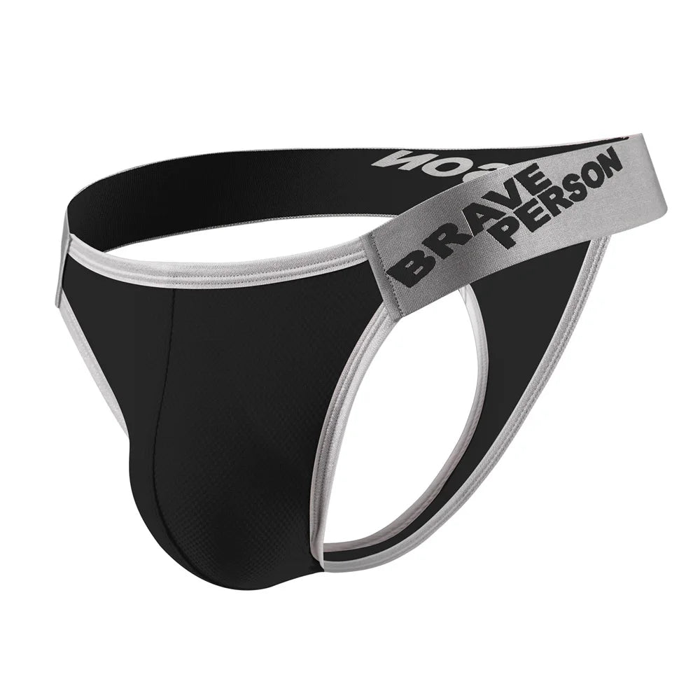 BRAVE PERSON Men Thongs Breathable Underwear