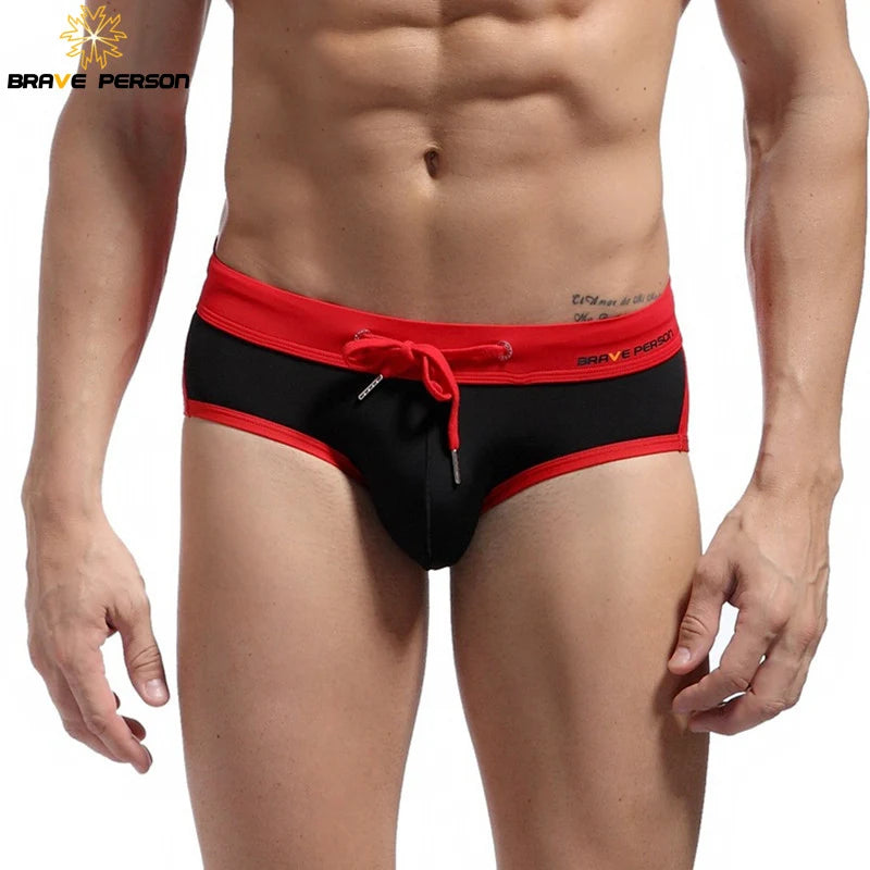 Men's Swimwear Bikini Swim Briefs Sexy Low Waist Swimming Bathing Suit Swim Wear Trunks Shorts Beach Swim Surf Sport Shorts