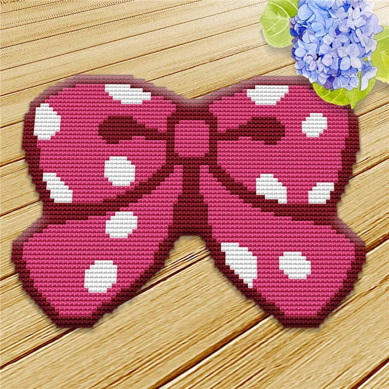 New Decorative Flower Carpet Crocheting Kit DIY Cushion Carpet Flower Latch Hook Rug Kit Needlework Crocheting Embroidery
