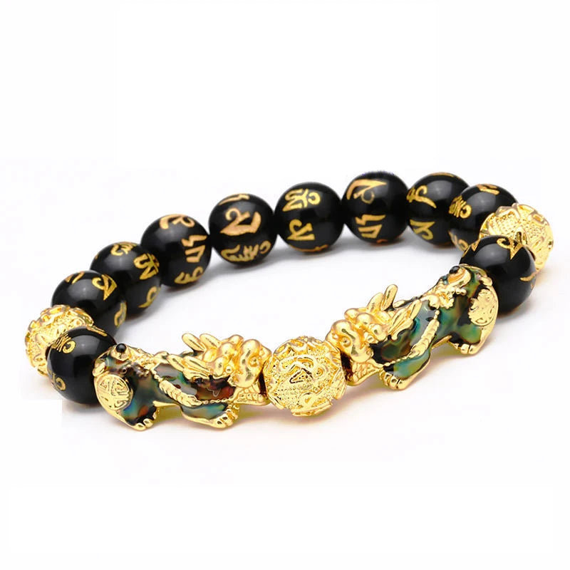 Feng Shui Men's Lucky Prayer Beads Bracelet for Men Women