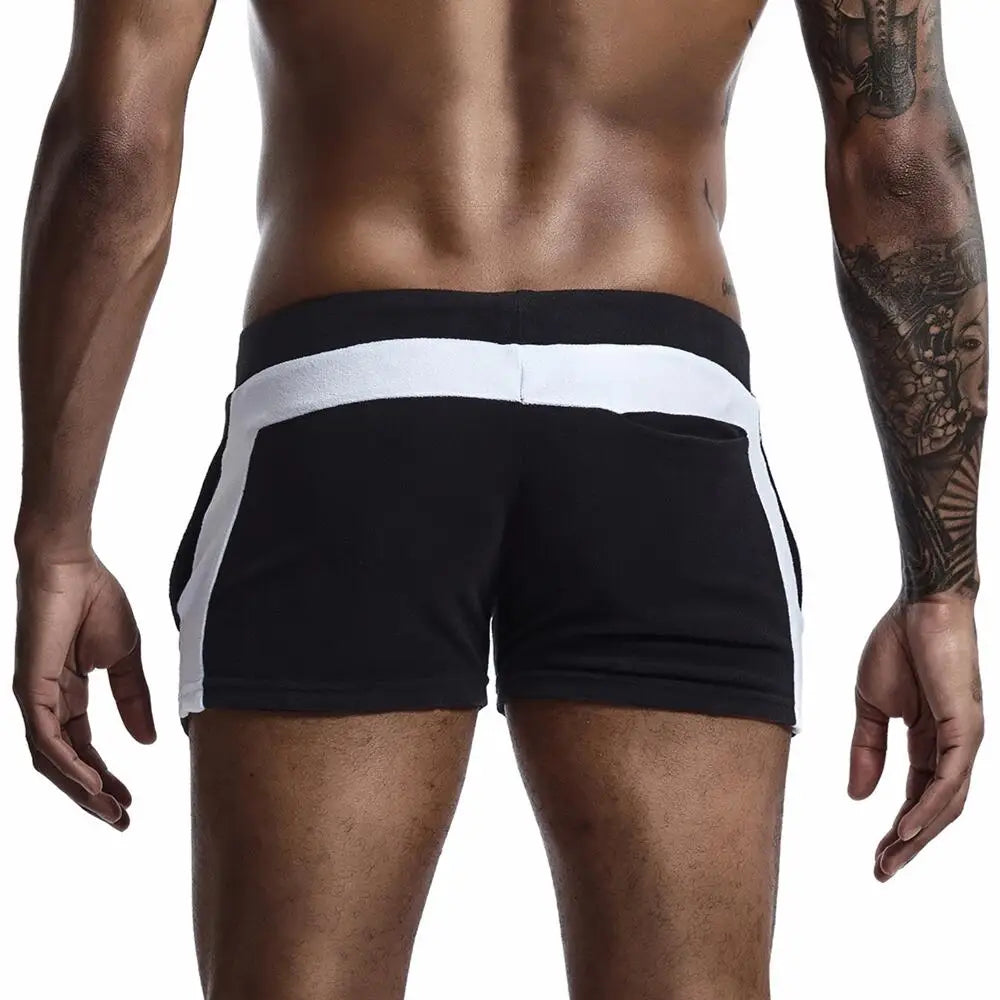 SEOBEAN Men's Pajamas Shorts Sleep Bottoms Boxer Shorts Homewear Underwear Mens Lounge Gym Fitness Shorts for Man