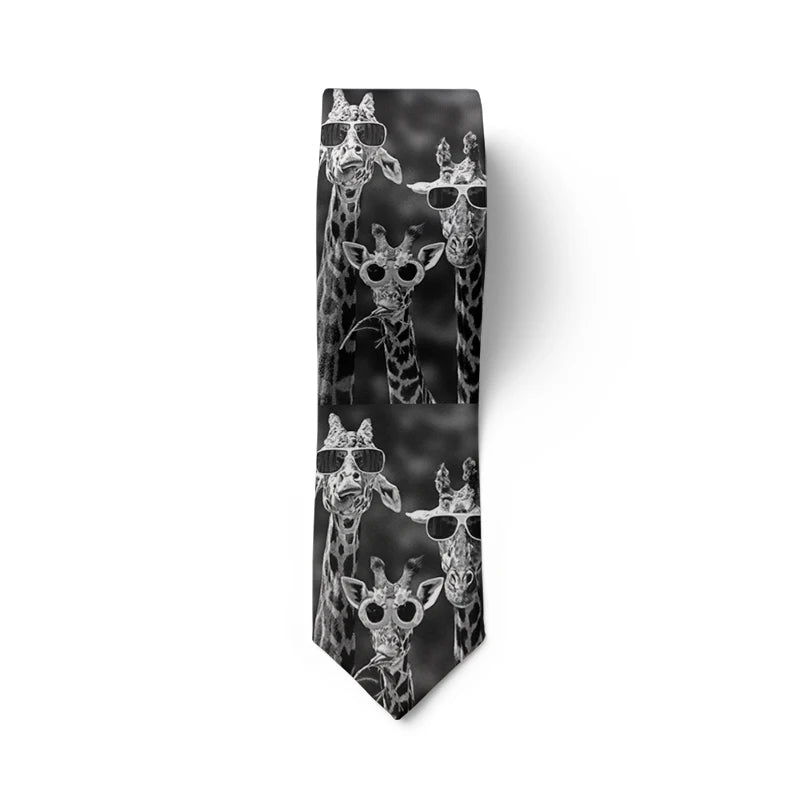 Men's Necktie Novelty Printed Casual Party