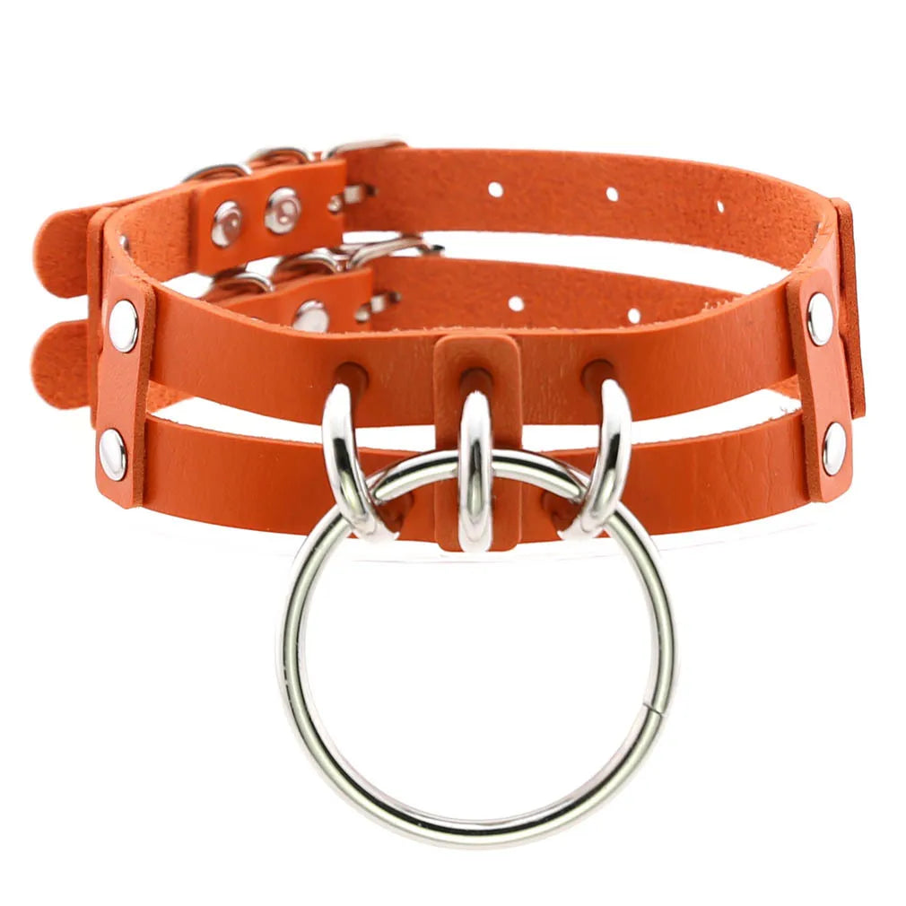 Punk Choker Collar Goth Necklace Big Transparent Straps Chocker Women Girls Trendy Rock Sexy Harajuku Emo Gothic Jewelry