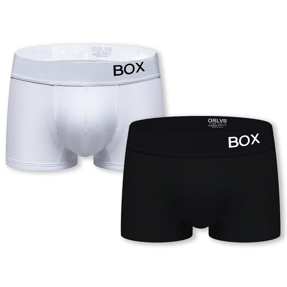 ORLVS Men's Panties Sexy Man Undewear Boxer Men Underpants Boxershort Underpant Male Panties 3D Pouch Shorts Under Wear Pants