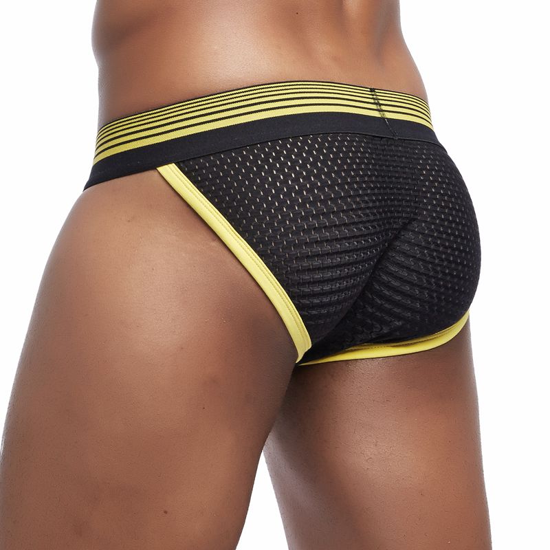 Yellow Men's JOCKMAIL JM354 - Rugby Brief