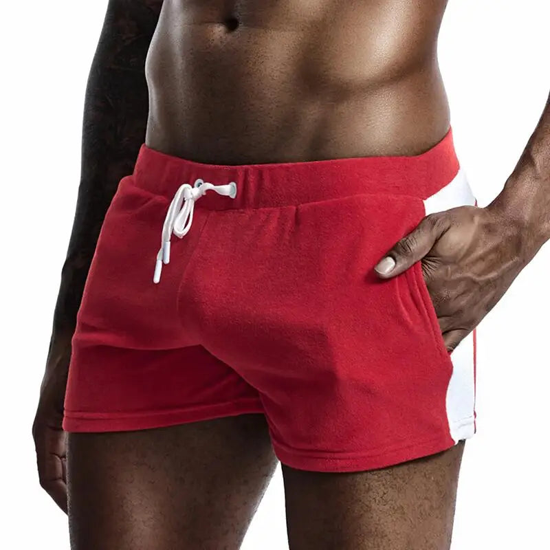 SEOBEAN Men's Pajamas Shorts Sleep Bottoms Boxer Shorts Homewear Underwear Mens Lounge Gym Fitness Shorts for Man