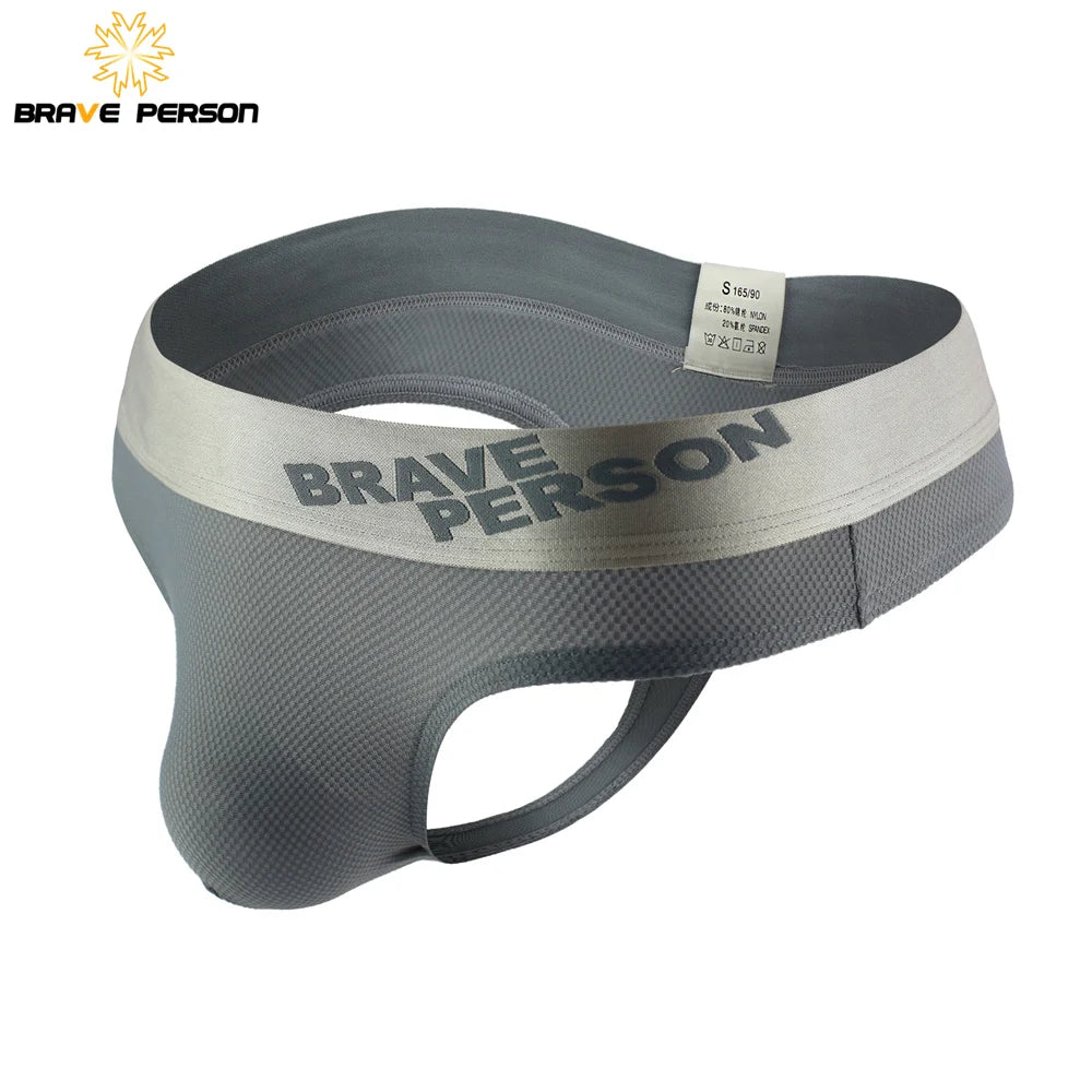 Brave Person New Arrival Men's Thongs G Strings Sexy Men Underwear Thong Underpants Man Bikini Briefs Jockstrap