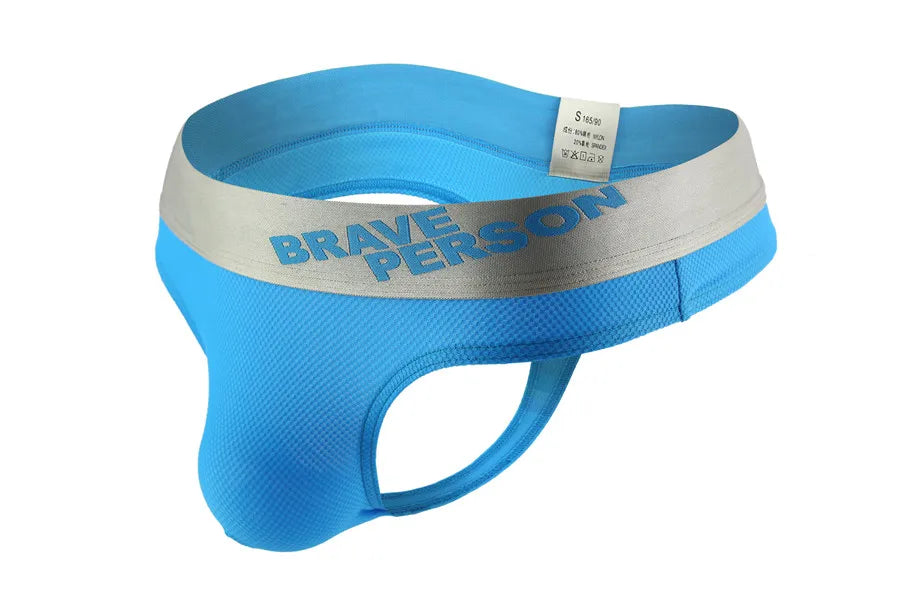 Brave Person New Arrival Men's Thongs G Strings Sexy Men Underwear Thong Underpants Man Bikini Briefs Jockstrap