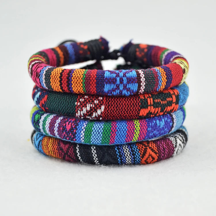 Cotton and linen women's Charm bracelets accessories handmade original DIY jewelries #EZ211